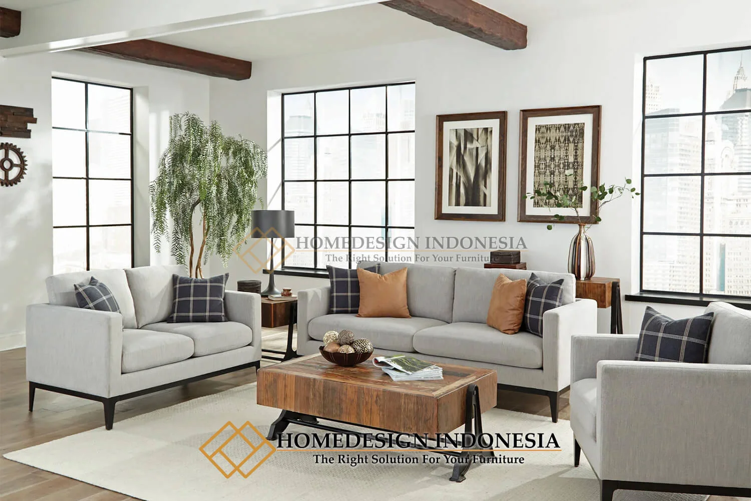 Sofa Tamu Minimalis Terbaru Elegant Furniture Jepara HD-726