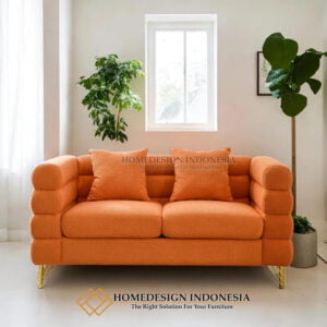 Sofa Tamu Minimalis Terbaru Elegant Stainless Style HD-801