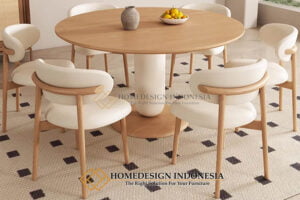 Meja Makan Minimalis Jati Modern Elegant Great Style HD-819
