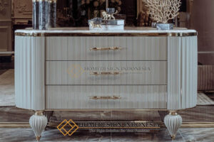 Meja Konsul Mewah Minimalis New Model Luxurian Duco Furniture Jakarta HD-904