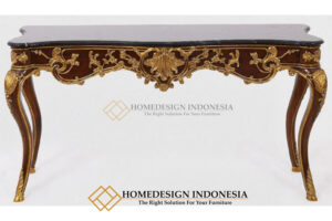 Harga Meja Konsol Mewah Jepara Luxury Top Italian Marble HD-946