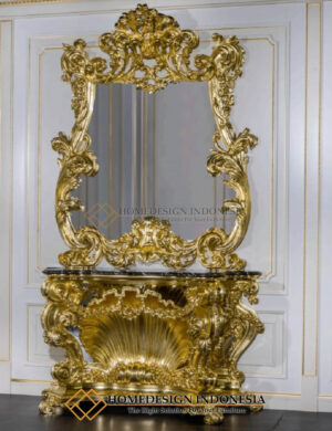 Meja Konsol Mewah Jepara Majesty Palace Carving Design HD-1190