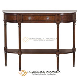 Meja Konsul Minimalis Jati Klasik Natural Excellent Color HD-1194