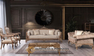 Sofa Tamu Mewah Terbaru Luxury Golden Furniture Klasik HD-1133