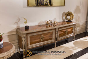 Harga Bufet TV Mewah Jepara Marquetry Design Luxury HD-1415