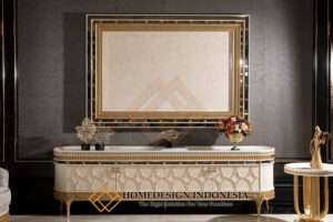 Harga Meja TV Mewah Jepara Luxurious Type Ramadan Sale HD-1410