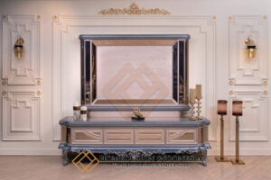 Bufet TV Mewah Klasik Beautiful Combination Color HD-1471
