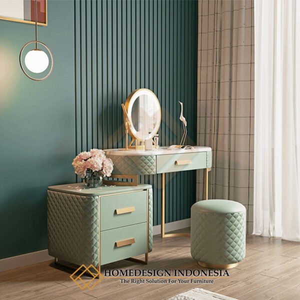 Meja Rias Built In Desain Meja Rias Modern Minimalis Best Seller HD-1637