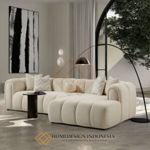 Spesial Ramadhan Sofa Sudut Jepara Minimalis Modern HD-1653