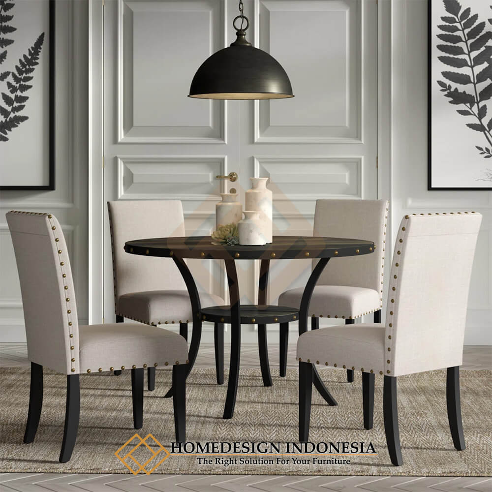 Meja Makan Minimalis Bundar Jepara Promo Spesial Ramadhan HD-1683 Meja Makan Minimalis Bundar Jepara Promo Spesial Ramadhan HD-1683