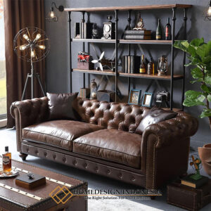 Sofa Chesterfield 2 Seater Elegant Italy Leather HD-1667