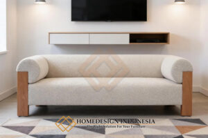 Sofa Jati Minimalis 3 Seater Modern Interior Design HD-1697