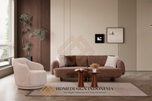 Sofa Tamu Minimalis Rangka Kayu Jati Solid Furniture Jepara HD-1704