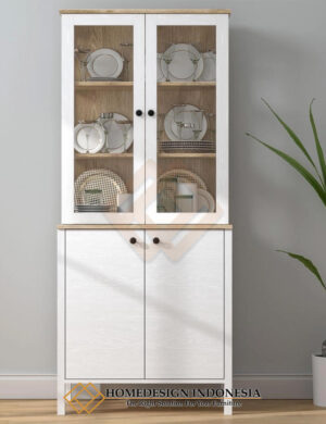 Lemari Pajangan Piring Minimalis Solid Duco Color HD-1719