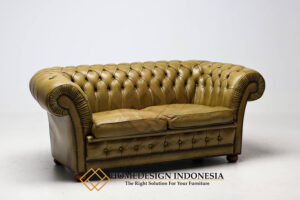 Sofa Chesterfield Kulit Asli Luxurious Leather HD-1727