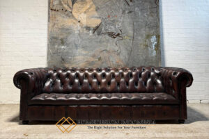 Sofa Chesterfield Original Minimalis Classic Leather Style HD-1730