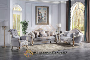 Sofa Mewah Klasik Cantik Solid Duco Ukiran Jepara HD-1757