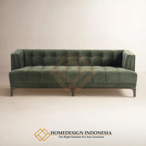 Sofa Minimalis Chesterfield Natural Rustic Design HD-1723