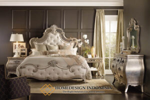 Tempat Tidur Mewah Classic Luxurious Champagne Color HD-1763