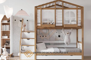 Tempat Tidur Tingkat Cantik Homedesign Indonesia HD-1714