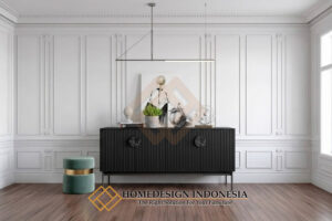 Bufet TV Minimalis Modern Black Solid Limited Edition HD-1803