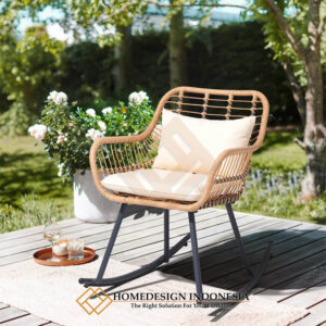 Kursi Rotan Outdoor Minimalis Eksklusif Model Kursi Ayunan HD-1811
