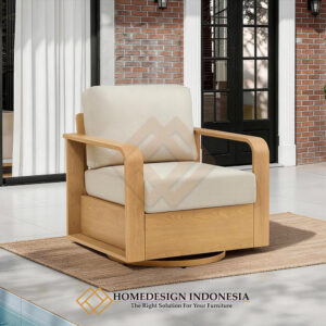 Kursi Sofa Outdoor Minimalis Jati Desain Kokoh Berkualitas HD-1814