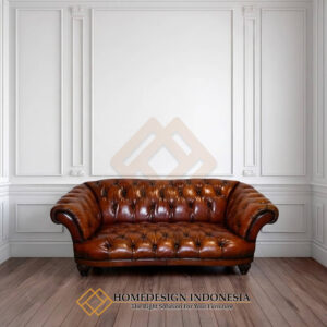 Sofa Chesterfield Kulit Asli Full Grain Luxury Premium Design HD-1828