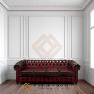 Sofa Chesterfield Kulit Top Grain Luxury Elegan Style HD-1825
