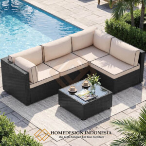 Sofa Outdoor Quick Dry Foam Minimalis Kualitas Terbaik HD-1816