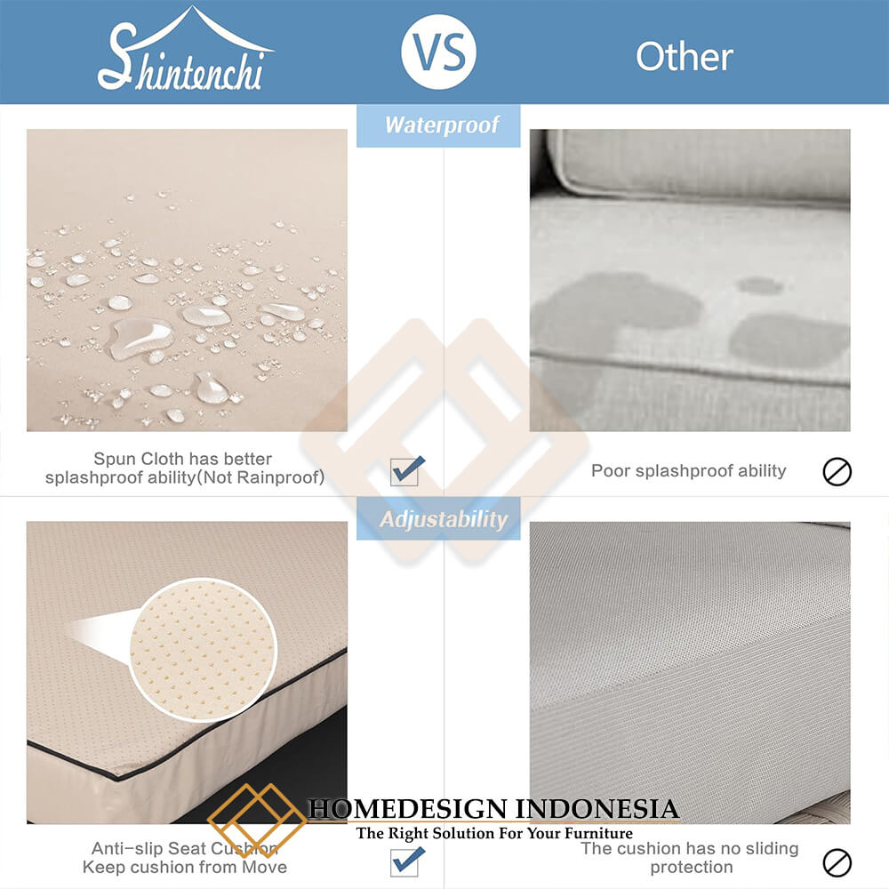 Sofa Outdoor Quick Dry Foam Minimalis Kualitas Terbaik HD-1816.2