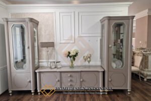 Bufet TV Jepara Minimalis Mewah Cantik Solid Duco Color HD-1885