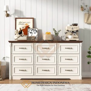 Drawer Dresser Minimalis Classic Furniture Cantik HD-1889