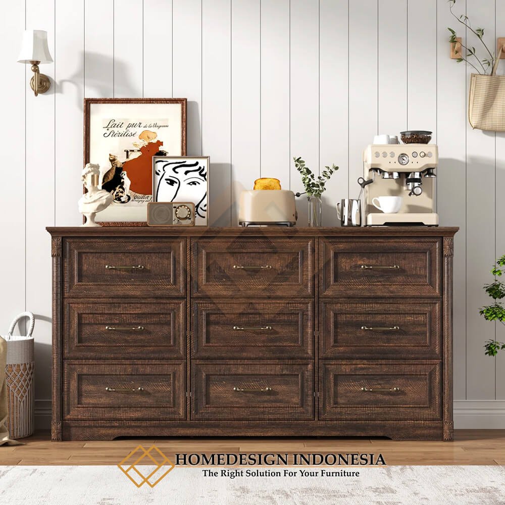 Drawer Dresser Minimalis Classic Furniture Cantik HD-1889.1