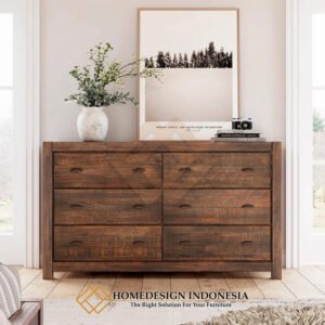 Harga Drawer Minimalis Jati Jepara Kayu Solid Kualitas Grade A HD-1891