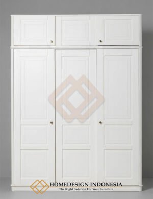 Lemari Baju Pintu Sliding Minimalis Design Furniture Premium HD-1855