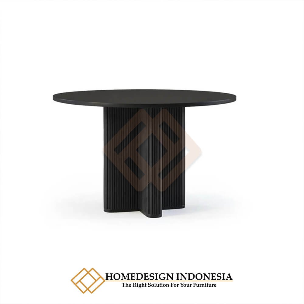 Meja Makan Bundar Minimalis Modern Eksklusif Design HD-1839.2