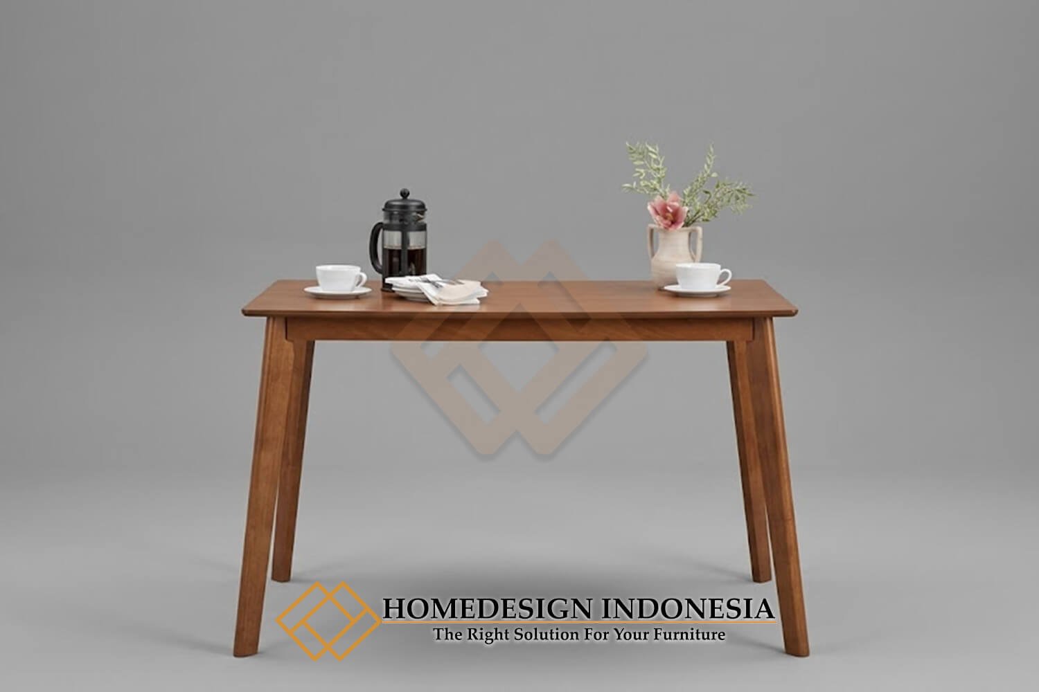 Meja Makan Minimalis Japandi Style Premium HD-1866.1
