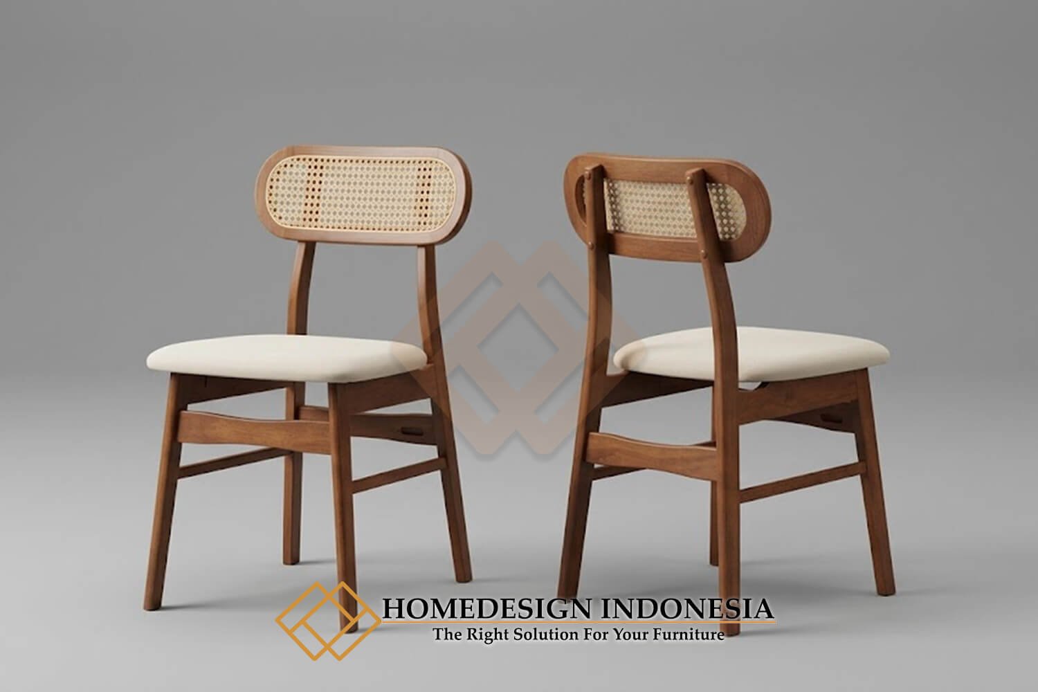 Meja Makan Minimalis Japandi Style Premium HD-1866.2
