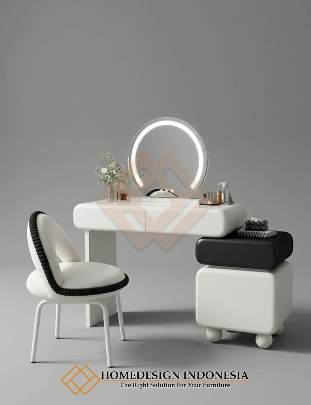 Meja Rias Minimalis Modern Solid Duco Premium Design HD-1853.1