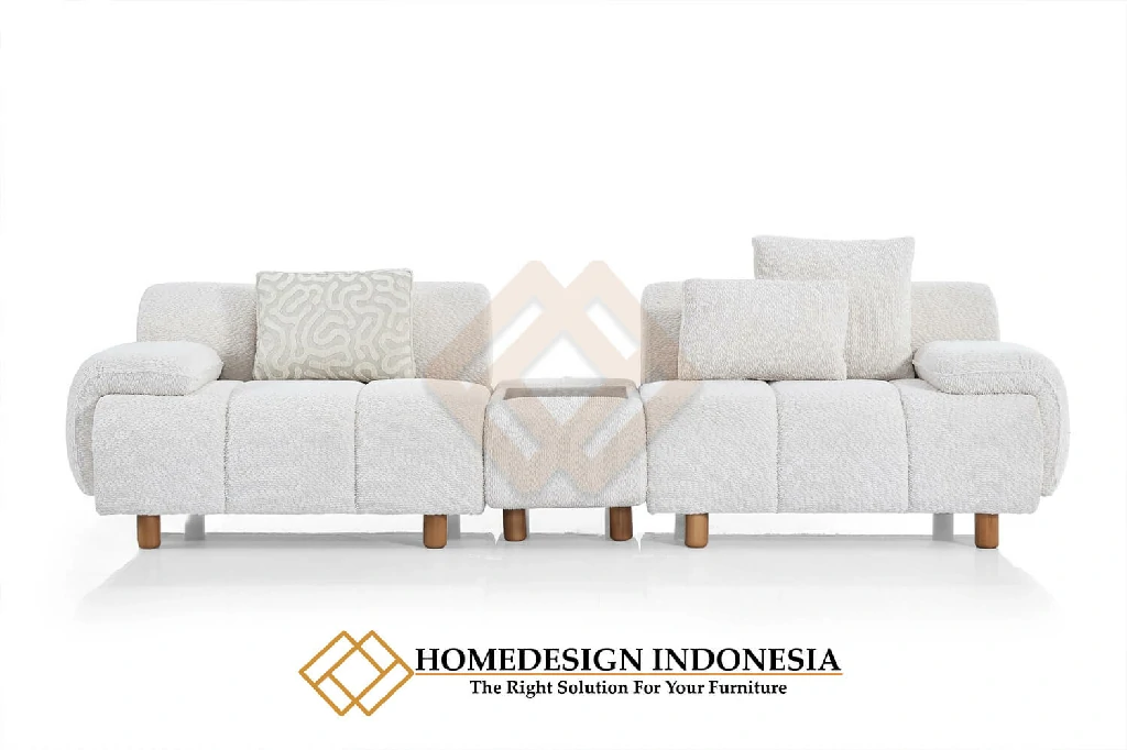 Set Sofa Modern Minimalis Rangka Kayu Jati Solid HD-1869.1