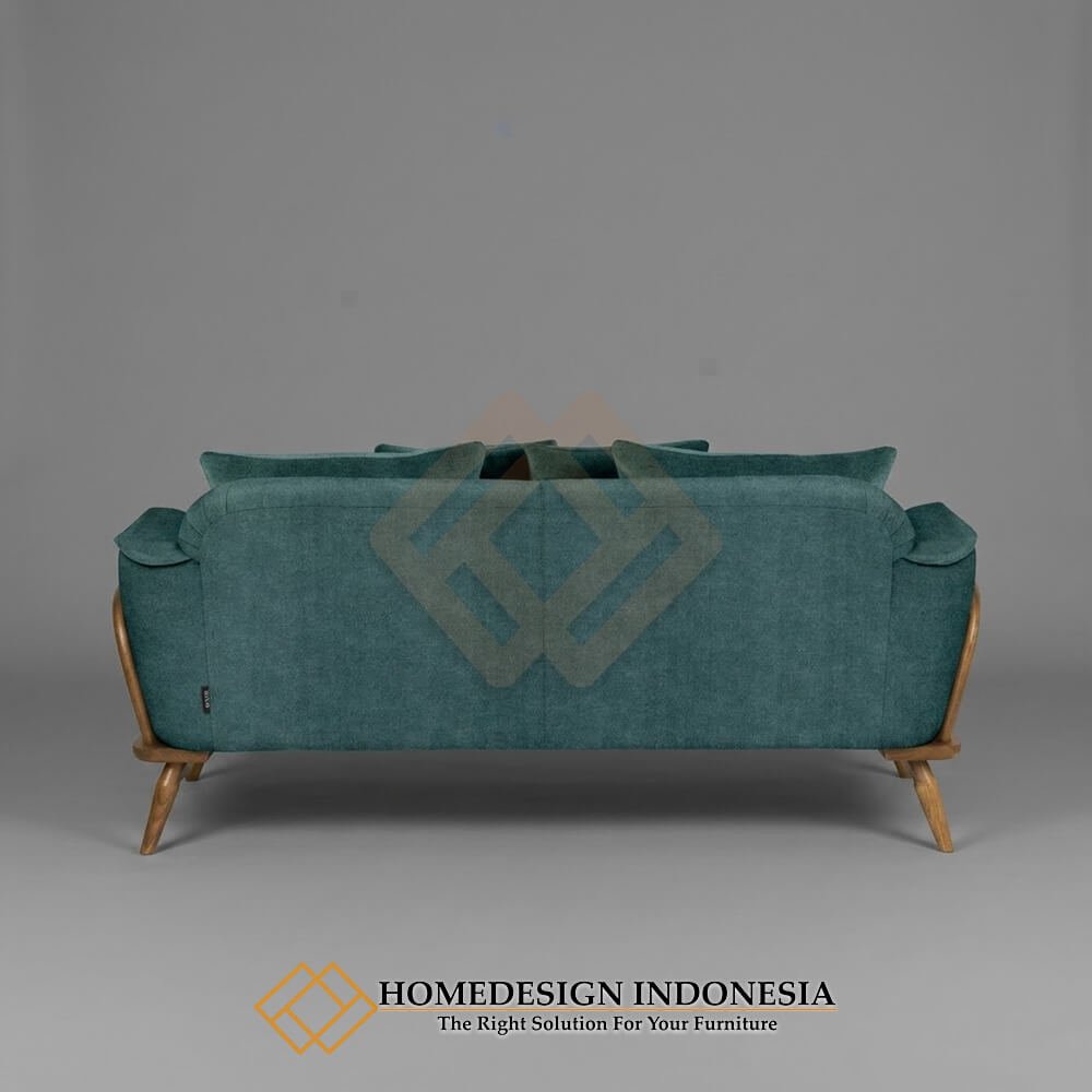 Sofa Minimalis 2 Seater Soft Beludru Comfortable Royal Foam HD-1846.2
