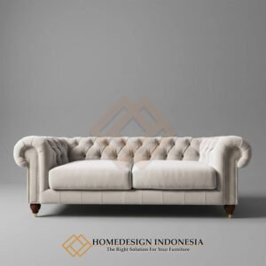 Sofa Minimalis Chesterfield Classic Design HD-1843