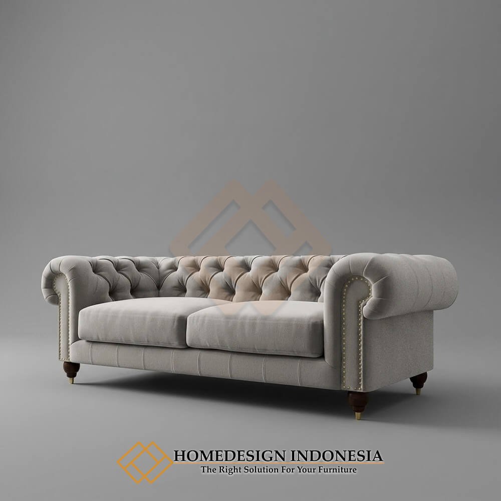Sofa Minimalis Chesterfield Classic Design HD-1843.1