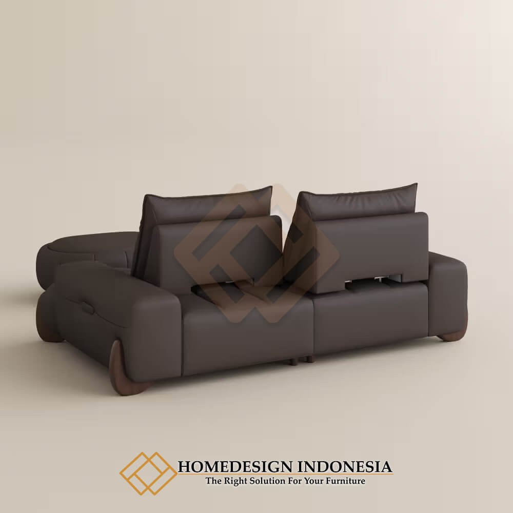 Sofa Minimalis Modern Elegant Original Leather Best Seller HD-1894.1