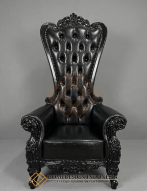 Harga Kursi Ukiran Mewah Desain King Chair Crown Carving HD-1904