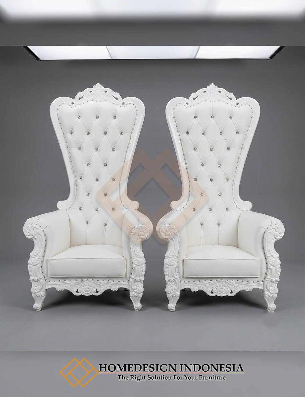 Harga Kursi Ukiran Mewah Desain King Chair Crown Carving HD-1904.1