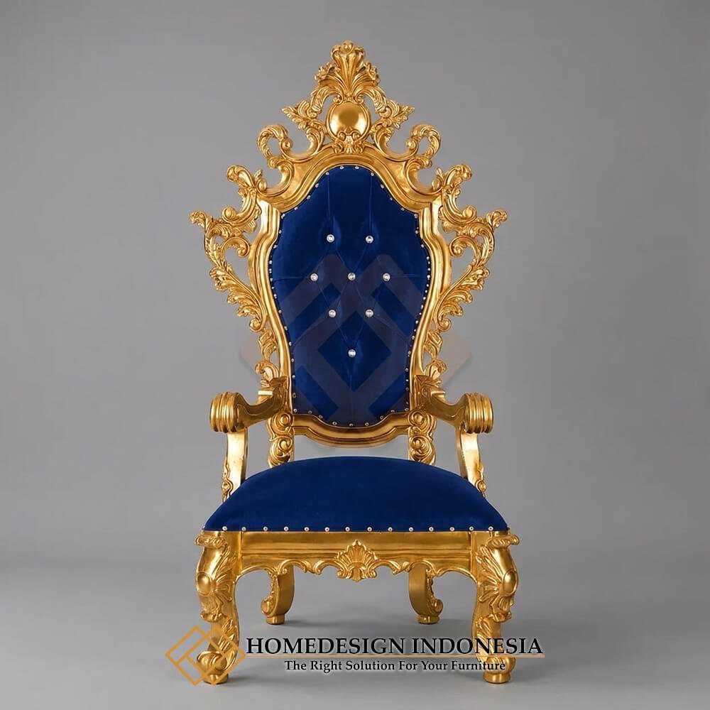 Kursi Raja Mewah Desain Royal King Chair Luxury HD-1905.1
