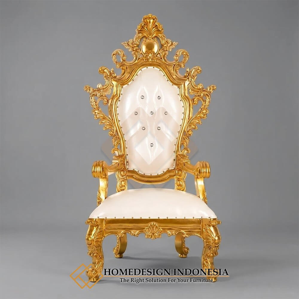 Kursi Raja Mewah Desain Royal King Chair Luxury HD-1905
