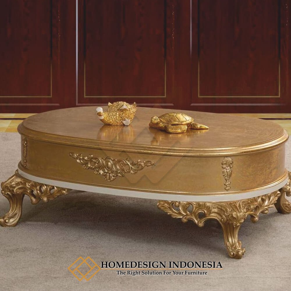 Set Sofa Mewah Klasik Emas Gorgeous Design HD-1941.2
